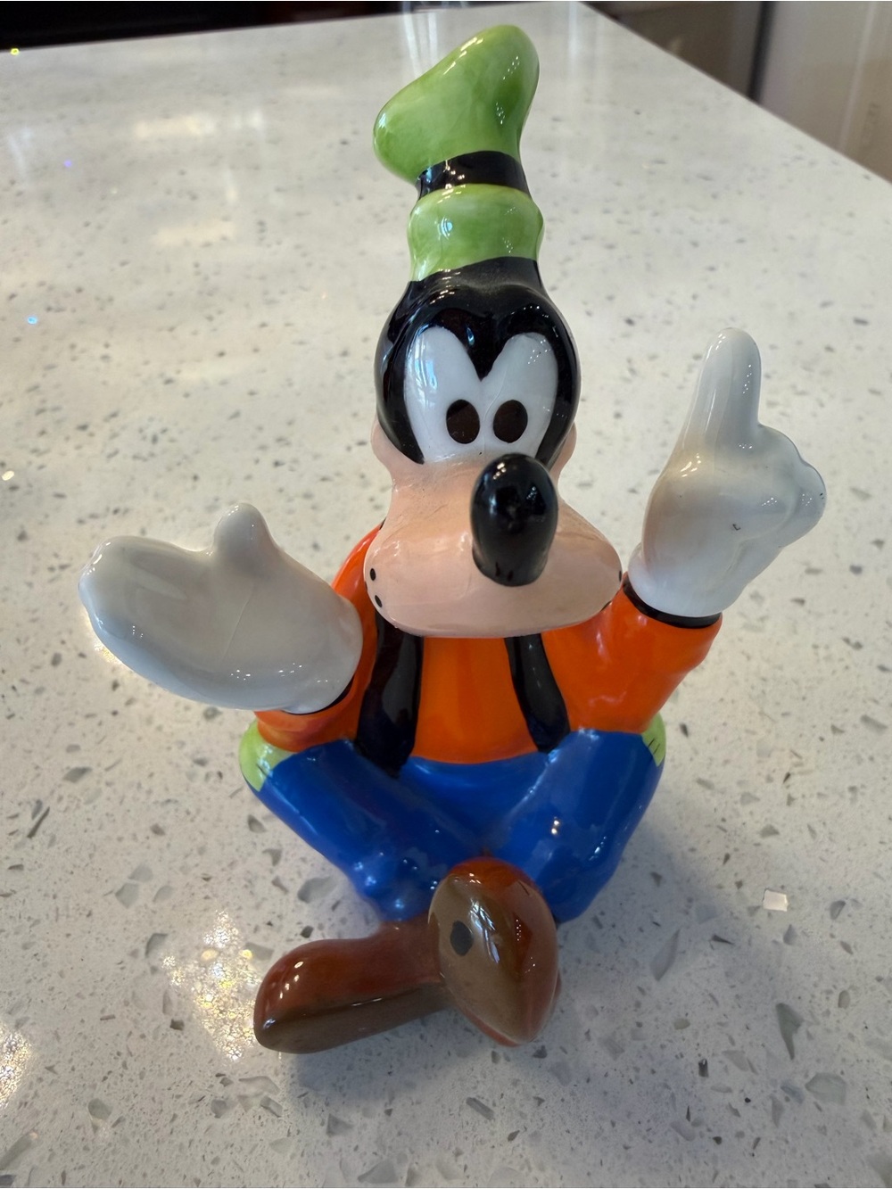 Disney Goofy Colorful Glass Figurine Collectible